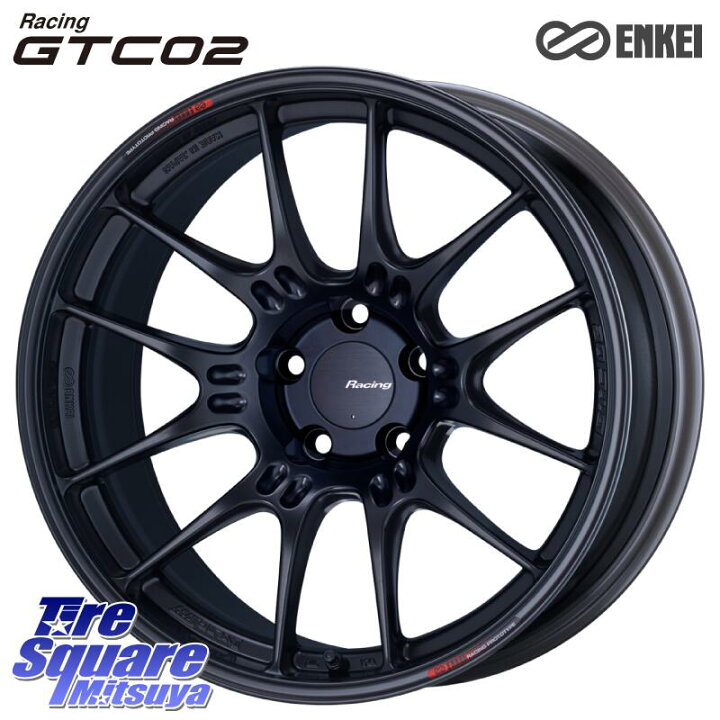 楽天市場】ENKEI エンケイ RACING GTC02 BK ホイール 18インチ 18 X 