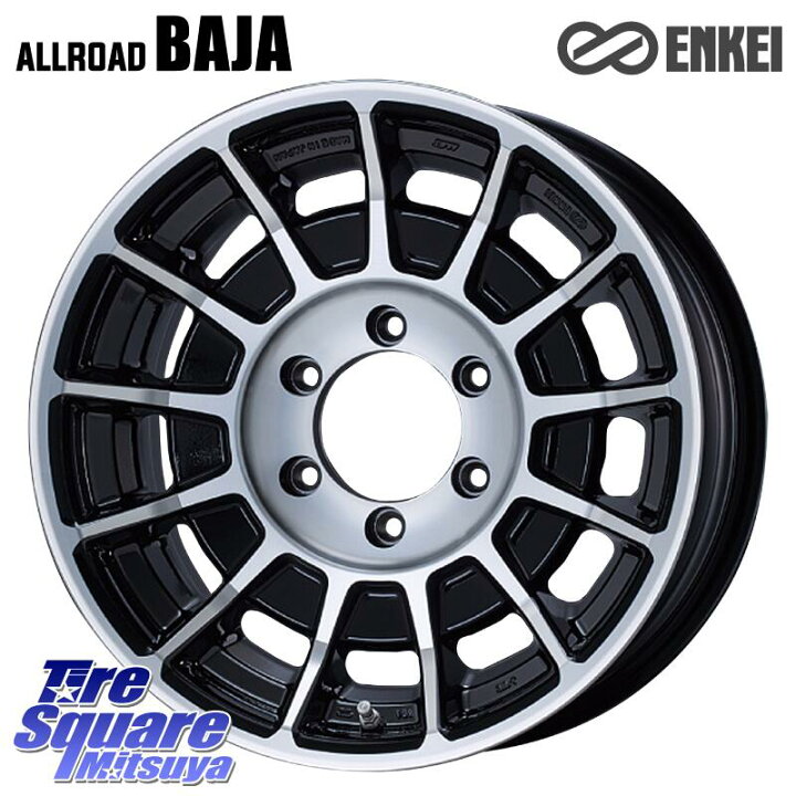 楽天市場】ENKEI エンケイ ALLROAD BAJA ホイール4本 17インチ 17 X 