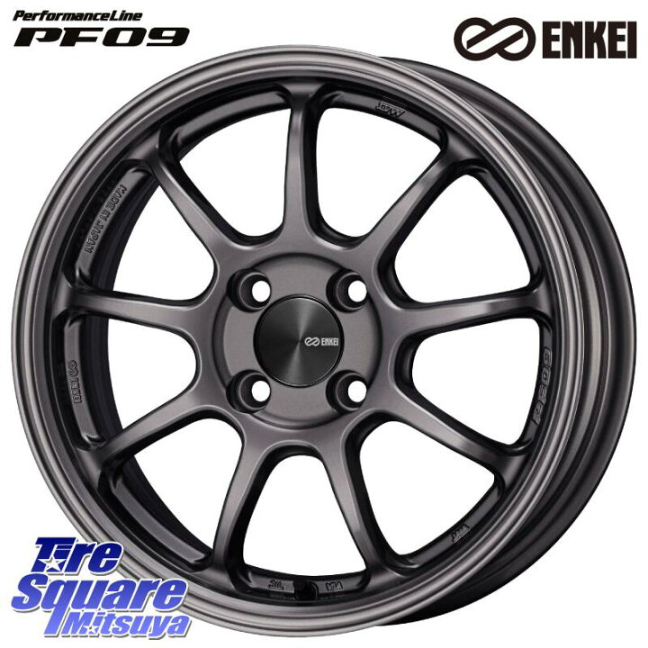 楽天市場】ENKEI PerformanceLine PF09 ホイール 4本 15インチ 15 X 