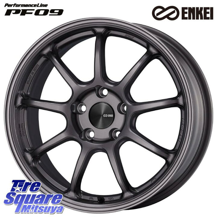楽天市場】ENKEI PerformanceLine PF09 ホイール 4本 17インチ 17 X 