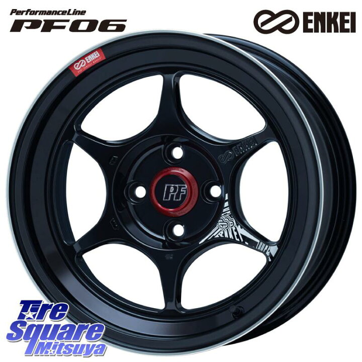 楽天市場】ENKEI エンケイ PerformanceLine PF06 BK ホイール 17インチ 