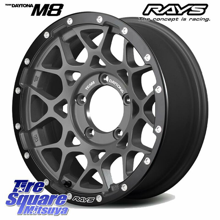 楽天市場】RAYS 【欠品次回2~3月】 M8 TEAM DAYTONA ※インセット-5 
