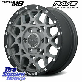 RAYS 【欠品次回7月末】 M8 TEAM DAYTONA ホイール 17インチ 17 X 8.5J +0 6穴 139.7 KENDA ケンダ KR29 KLEVER MT M/T アウトラインホワイトレター サマータイヤ 265/70R17 ランクル プラド トライトン