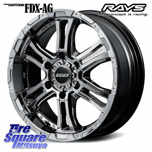 RAYS �y���i����9~10���z �f�C�g�i FDX-AG TEAM DAYTONA �u���b�N���^���R�[�g �z�C�[�� 16�C���` 16 X 6.5J +48 6�� 139.7 �z�C�[���̂� 1�{���i NV350�L�����o��