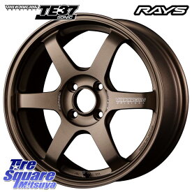 RAYS 【欠品次回8月末】 VOLK RACING TE37 SONIC TE37 ソニック ホイール 16インチ 16 X 7.0J +35 4穴 100 KUMHO ECSTA HS52 エクスタ サマータイヤ 185/55R16 ヤリス