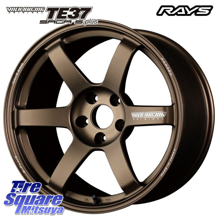 楽天市場】RAYS 【欠品次回4~5月】 TE37 SAGA S-plus VOLK RACING 鍛造 