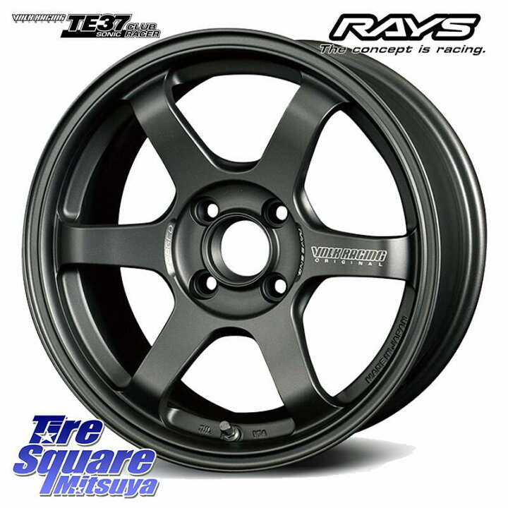 楽天市場】RAYS 【欠品次回10~11月】 TE37 SONIC CLUB RACER・FIT(GK5 
