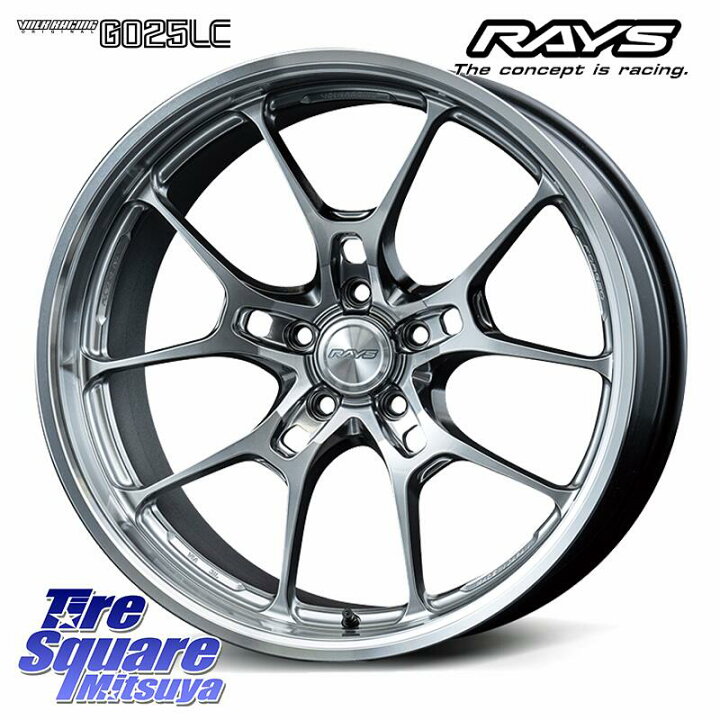 楽天市場】RAYS G025LC VOLK RACING 鍛造 ホイール 20インチ 20 X 8.5J 