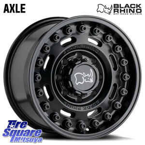 BLACK RHINO AXLE �u���b�N���C�m �A�N�X�� 20�C���` �u���b�N���C�m 20 X 9.5J +25 5�� 130 �z�C�[���̂� 4�{���i
