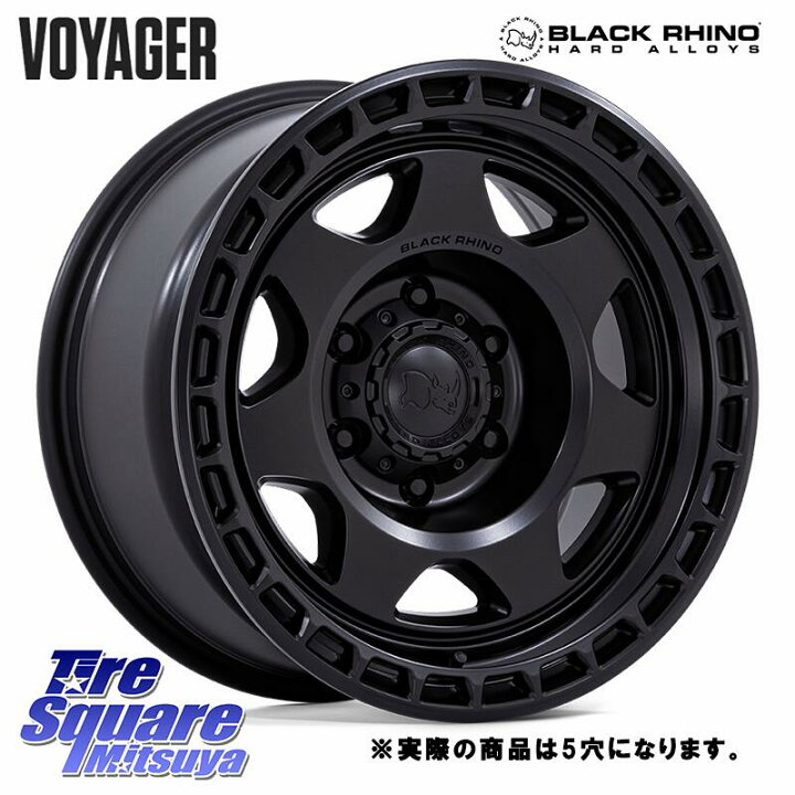 楽天市場】BLACK RHINO VOYAGER ホイール 17インチ ブラックライノ 