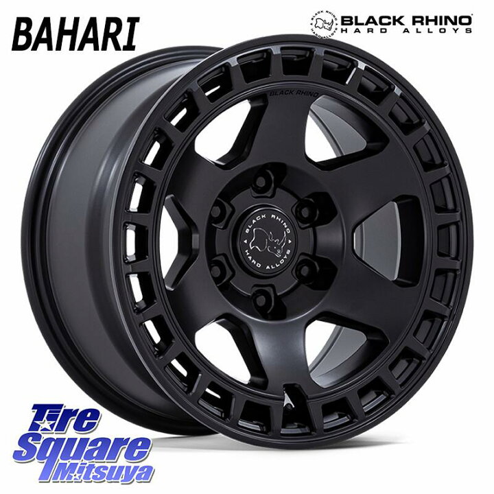 楽天市場】BLACK RHINO BAHARI バハリ ホイール 18インチ ブラック 