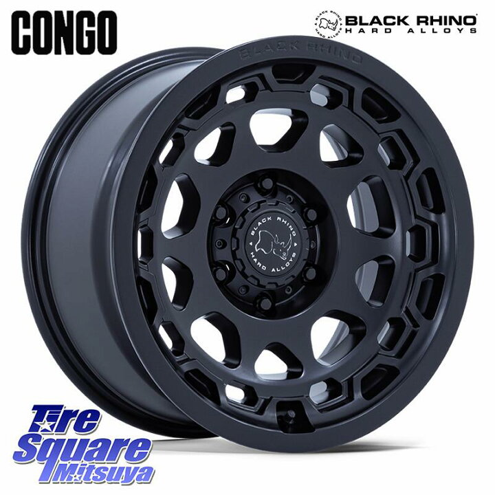 楽天市場】BLACK RHINO CONGO コンゴ ホイール 17インチ ブラック 
