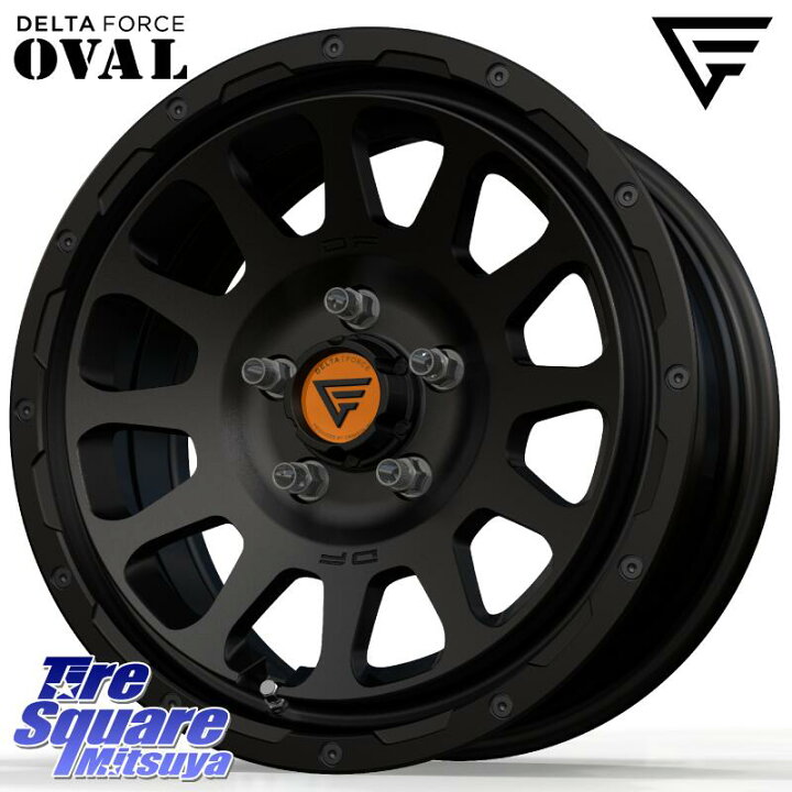楽天市場】DELTA FORCE デルタフォース オーバル BK 16インチ 