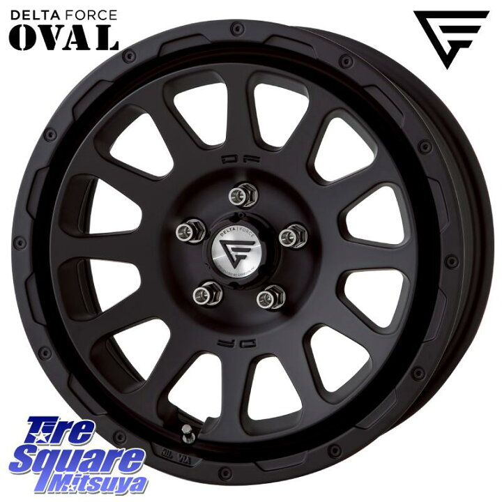 デルタフォース オーバル 17インチ ブリヂストン VRX3 215/60r17 