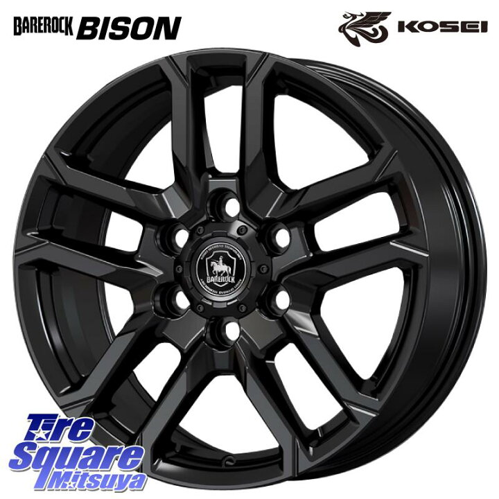 楽天市場】KOSEI BBS601B ベアロック バイソン ホイール 16インチ 16 X 