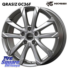 KOSEI QGC802ST QRASIZ GC36F クレイシズ 平座仕様 ホイール 18インチ 18 X 7.0J +40 5穴 120 KENDA ケンダ KR605 EMERA SUV 605 サマータイヤ 225/60R18 アルファード