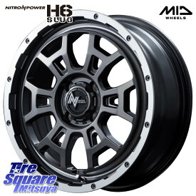 MANARAY NITRO POWER ナイトロパワー H6 SLUG スラッグ 17インチ 17 X 6.5J +45 4穴 100 グッドイヤー EfficientGrip Performance エフィシェントグリップ パフォーマンス XL VW 正規品 新車装着 サマータイヤ 195/40R17 フィット