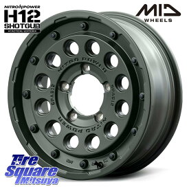 MANARAY MID ナイトロパワー H12 SHOTGUN TACTICAL EDITION ホイール 16インチ 16 X 5.5J +20 5穴 139.7 YOKOHAMA R2974 ヨコハマ ADVAN dB V552 215/65R16 ジムニー