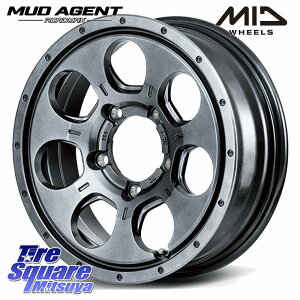 MANARAY MID ROADMAX MUD AGENT ホイール 16インチ 16 X 5.5J +22 5穴 139.7 ホイールのみ 4本価格 ジムニー