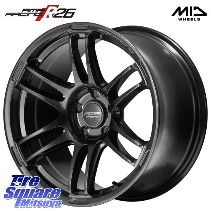 楽天市場】MANARAY MID RMP RACING R26 TITAN ホイール 18インチ 18 X 