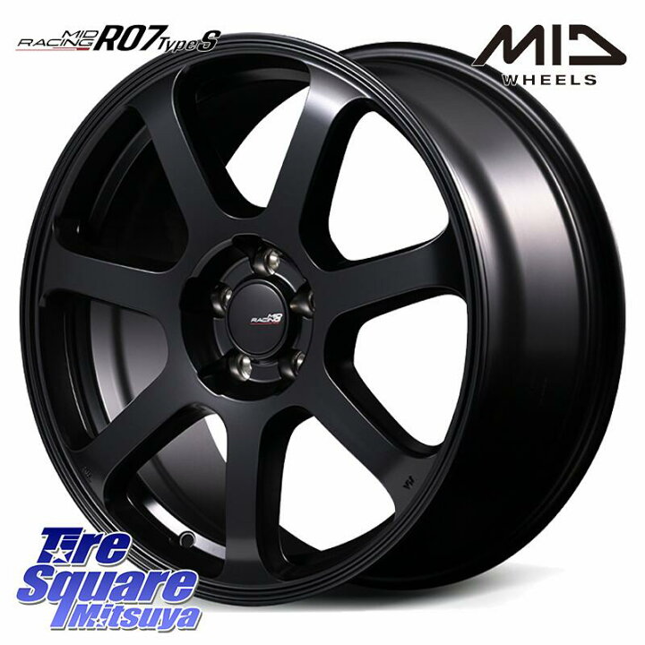 楽天市場】MANARAY MID Racing R07 TypeS ホイール 17インチ 