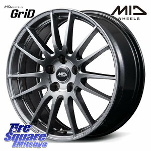 MANARAY MID GriD �O���b�h �z�C�[�� 18�C���` 18 X 7.5J(M14B) +38 5�� 114.3 �z�C�[���̂� 1�{���i ���N�T�XLBX ���N�T�XNX20�n �N���E���N���X�I�[�o�[ �N���E���X�|�[�c