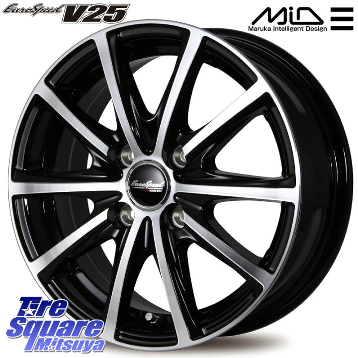 楽天市場】MANARAY MID EUROSPEED V25 ホイール 15インチ 15 X 5.5J + 