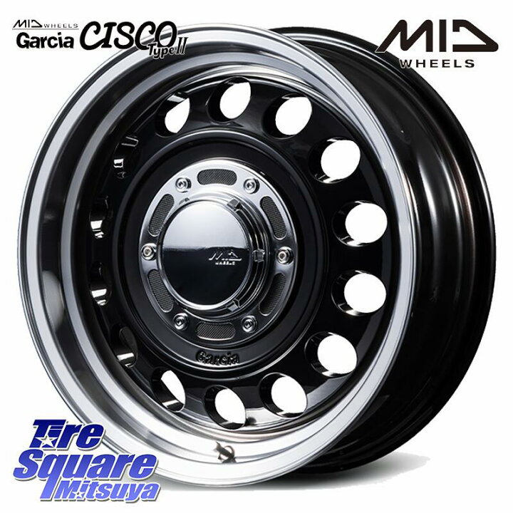 楽天市場】MANARAY MID GARCIA CISCO Type2 ホイール 16インチ 16 X 