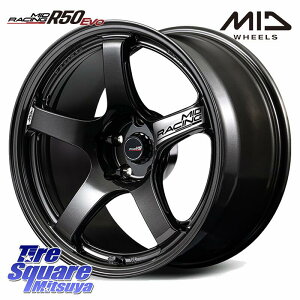 MANARAY MID RACING R50 EVO �z�C�[�� 17�C���`�y���i����7���ȍ~�z 17 X 7.5J +48 5�� 114.3 �z�C�[���̂� 4�{���i C-HR 50�n�G�X�e�B�} �����X�N���X T32�G�N�X�g���C�� E52�G���O�����h P15�L�b�N�X ���[�t RV