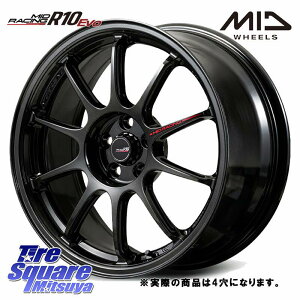 MANARAY MID RACING R10 EVO �z�C�[�� 16�C���` ���[�V���O���Q�l�摜 16 X 6.5J +45 4�� 100 �z�C�[���̂� 1�{���i �A�N�A �A�N�A�N���X�I�[�o�[ 160�n�J���[���t�B�[���_�[ �����X ���C�Y/���b�L�[(�K�\��