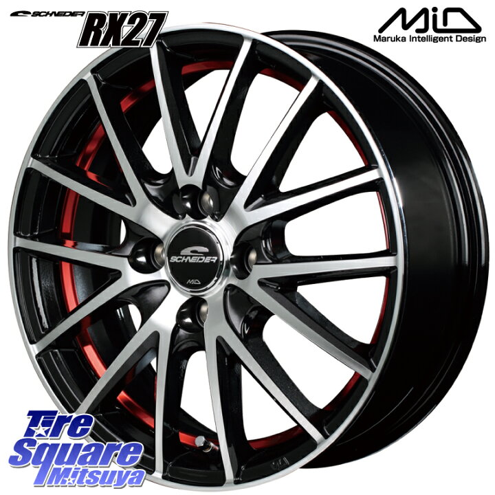 楽天市場】MANARAY MID SCHNEIDER シュナイダー RX27 RX-27 ホイール 4