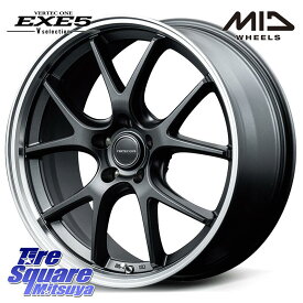 MANARAY 【欠品次回5月下-6月上旬予定】MID VERTEC ONE EXE5 Vselection ホイール 18インチ 18 X 8.0J +42 5穴 114.3 ZESTINO Z-REX ZTS-5000 コンパウンド360 サマータイヤ 235/40R18