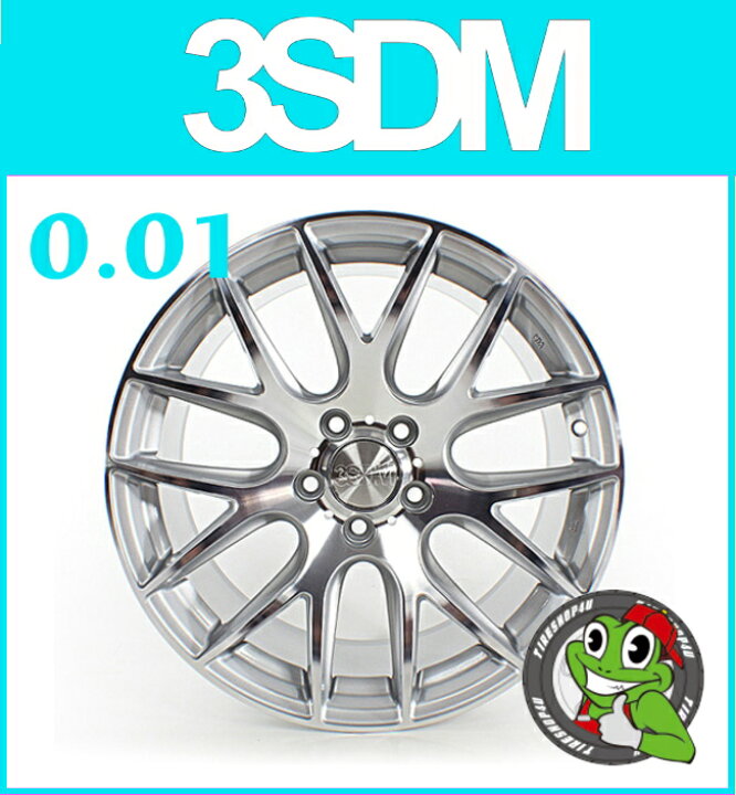 楽天市場 新品アルミホイール1本価格 18インチ3sdm 0 01 18 9 5j 5 114 3 18シルバーカットフェイス スリーエスディエム 国内正規輸入品 国産車 Tire Shop 4u 楽天市場店