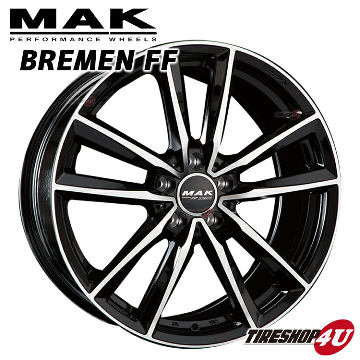 楽天市場】【エントリーP5倍】18インチ MAK BREMEN FF マック 