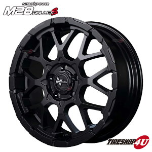 16C` NITRO POWER M28 BULLET 18x7.0 5/114.3 +35 Z~OXubN iCgp[ obg ViA~zC[1{iMID Wheels }J 4{wő