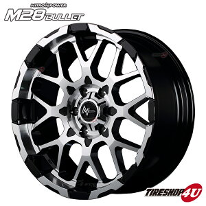 15C` NITRO POWER M28 BULLET 20x8.5 6/139.7 +20 ubN/~[Jbg iCgp[ obg ViA~zC[1{iMID Wheels }J 4{wő