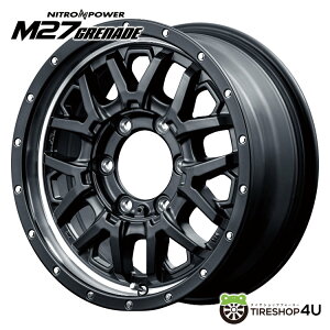 y11/15 őP100obNzNITRO POWER M27 GRENADE 16x6.5J 6/139.7 +38 Z~OXubN/@[eBJ|bViCgp[ M27 Ol[hMID Wheels }JViA~zC[1{i [4{w