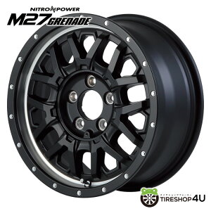 y11/15 őP100obNzNITRO POWER M27 GRENADE 17x7J 5/114.3/127 +40 Z~OXubN/@[eBJ|bV iCgp[ M27 Ol[h 10 }`PCDMID Wheels }JViA~zC[
