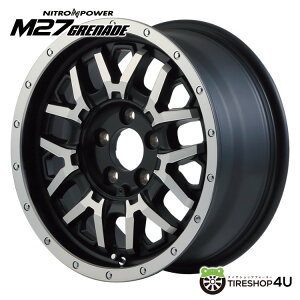 y11/15 őP100obNzNITRO POWER M27 GRENADE 17x7J 5/114.3/127 +40 Z~OXubN/tWfBXN|bV iCgp[ M27 Ol[h 10 }`PCDMID Wheels }JViA~zC[1