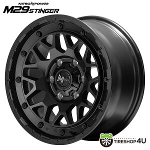 y11/15 őP100obNzNITRO POWER M29 STINGER 17x8J 6/139.7 +20 oubNiCgp[ M29 XeBK[MID Wheels }JViA~zC[1{i [4{wő]