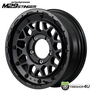 y11/15 őP100obNzNITRO POWER M29 STINGER 16x5.5J 5/139.7 +20 oubNiCgp[ M29 XeBK[MID Wheels }JViA~zC[1{i [4{wő]