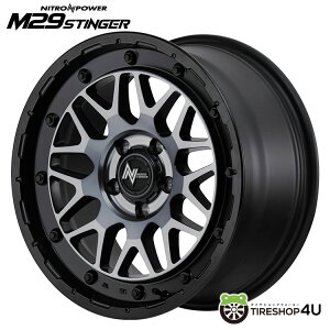y11/15 őP100obNzNITRO POWER M29 STINGER 16x6J 5/100 +40 Z~OXubNNAiCgp[ M29 XeBK[MID Wheels }JViA~zC[1{i [4{wő]