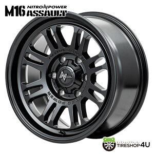 NITRO POWER M16 ASSAULT 15x6J 6/139.7 +33 Z~OXubNiCgp[ M16 ATgMID Wheels }J nCG[X 200n o ViA~zC[1{i [4{wő]