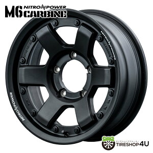 y11/15 őP100obNzNITRO POWER M6 CARBINE 15x6J 5/139.7 -5 KubNiCgp[ M6 J[rMID Wheels }JViA~zC[1{i [4{wő]