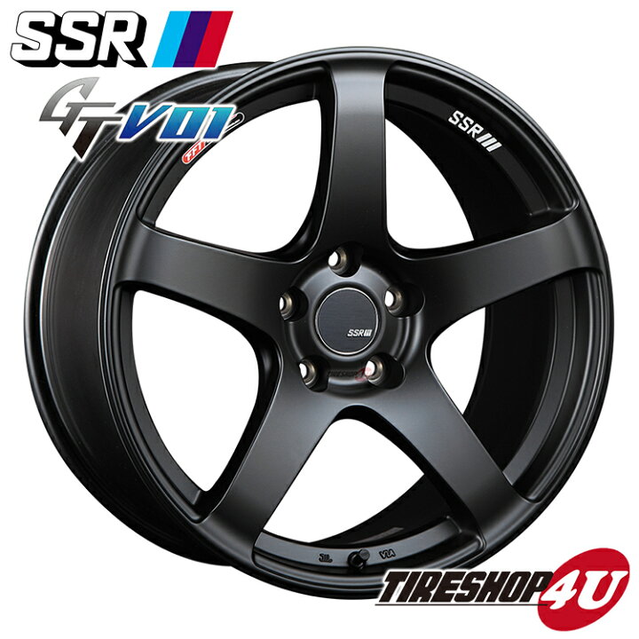 楽天市場】18インチ TANABE SSR GTV01 18x9.5J 5/114.3 +22 HUB:73Φ 
