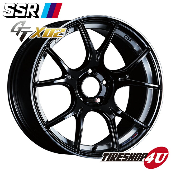 楽天市場】19インチ TANABE SSR GTX02 19x8.5J 5/120 +38 HUB74.1Φ 