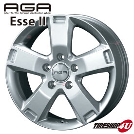 17インチ 新品 AGA Esse2 エッセ2 1775 17x7.5 5/130 INSET55 ポルシェ カイエン（02~10） VW フォルクスワーゲン トゥアレグ（03~06） 1台分で送料無料