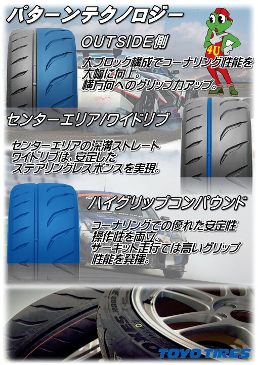 楽天市場】【最大2,000円OFF】送料無料 新品 TOYO PROXES R888R  
