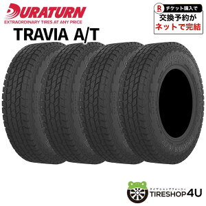 4�{�Z�b�g �`2026�N�� �������� �V�iDURATURN TRAVIA A/T 215/70R16 100H BSW �f�����^�[�� �g���r�A AT �T�}�[�^�C�� ���W�A���^�C�� �P�i 4�{���i �I�[���e���[�� 215/70-16