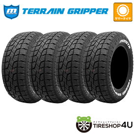 【最大2000円OFF】〜2026年製 4本セット 送料無料 新品 MONSTA TERRAIN GRIPPER 225/60R18 104H RWL モンスタタイヤ テレーングリッパー 225/60-18 ホワイトレター /ForceデモカーRAV4装着タイヤ ブロックタイヤ CL1 18インチ